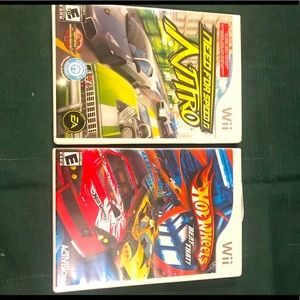 Bundle of 2 Wii games Nitro speed & Hot wheels